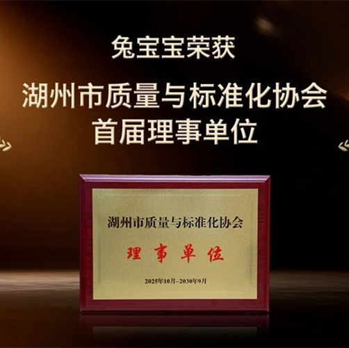 兔宝宝荣膺湖州市质量与标准化协会首届理事单位，以标准赋能产业升级