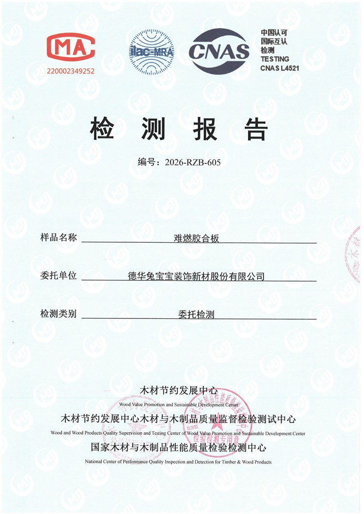 甲醛检测报告